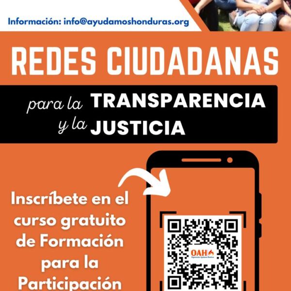 banner publicidad sobre un curso de transparencia